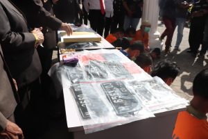 Polres Probolinggo Bekuk 10 Pelaku Curanmor