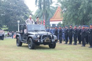 Kapolda Sumsel Pimpin Upacara HUT Bhayangkara ke-77 Ta. 2023 di Griya Agung