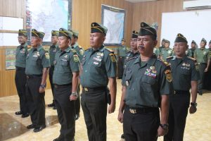 Dandim 0402/ OKI Pimpin Acara Sertijab PAMA