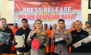 Polisi tangkap tujuh pemuda merusak rumah warga di Denpasar