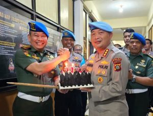 Pom TNI  Datangi Propam Polda Bali