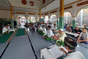 Warga Binaan Santri Ikuti Pengajian Rutin di Masjid At-Taqwa Lapas Banyuwangi
