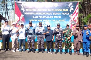 Satgas Operasi Trisila TNI AL Gelar Konservasi Alam Hingga Open Ship 3 KRI