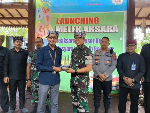 Dandim 0825/Banyuwangi Membuka Kegiatan “Launching Melek Aksara” di Kampoeng Batara