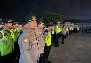Polresta Banyuwangi Gelar “Apel Pengamanan” Giat Wisuda Warga PSHT 2024