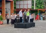 Pemerintah kota Probolinggo dan Polresta Probolinggo Apel Gelar Pasukan pengamanan Nataru 2025/2026.