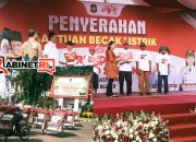 200 Becak Listrik Gratis Dibagikan di Kota Blitar, Prioritas Tukang Becak Lansia