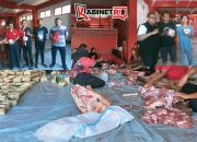 Idul Adha 2026, DPC PDI Perjuangan Kota Blitar Sembelih Dua Sapi dan Distribusikan Ratusan Paket Daging
