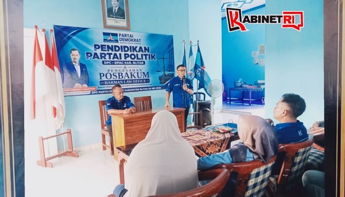 Demokrat Blitar Buka Pos Bantuan Hukum, Warga Bisa Dapat Advokasi Pidana hingga Perdata