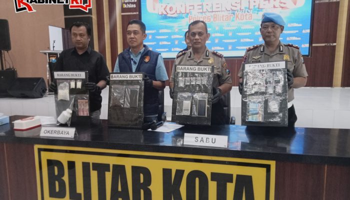 Jaringan Narkoba Lintas Daerah Dibongkar, Polres Blitar Kota Amankan 19 Tersangka