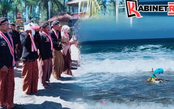 Pantai Serang Jadi Pusat Perayaan 1 Suro 2026, Gunungan Hasil Bumi Dilarung ke Laut