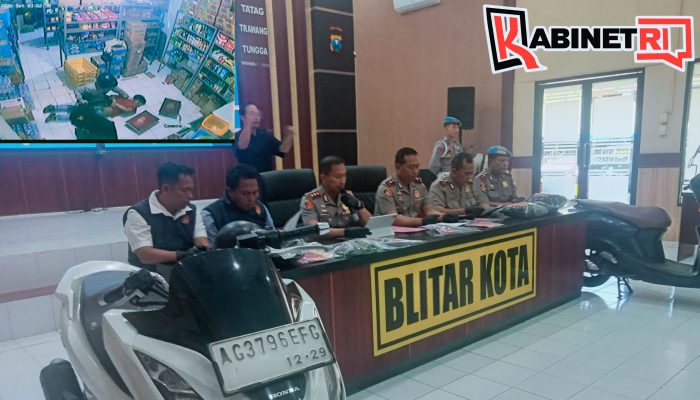 Satreskrim Polres Blitar Kota Bongkar Komplotan Curas Antar Daerah, Tiga Pelaku Ditahan
