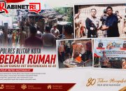 Dari Batu Pertama Menuju Harapan Baru, Bedah Rumah Warnai Peringatan HUT Bhayangkara ke-80 di Blitar