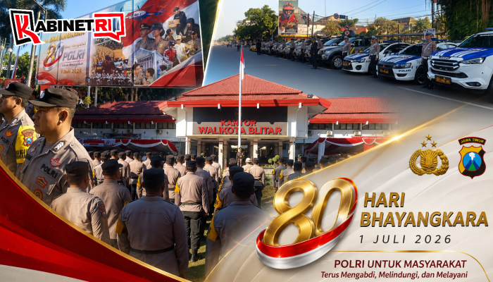 HUT Bhayangkara ke-80 Jadi Momentum Polres Blitar Kota Perkuat Pelayanan Humanis untuk Masyarakat