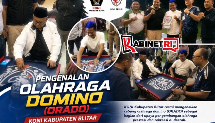 KONI Kabupaten Blitar Resmi Kenalkan Orado, Olahraga Domino Siap Cetak Atlet Berprestasi dari Pos Kamling