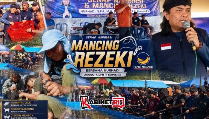 Unik! Reses Nurhadi di Ponggok Blitar Dikemas “Mancing Rejeki”, Warga Pulang Bawa Lele hingga Kambing