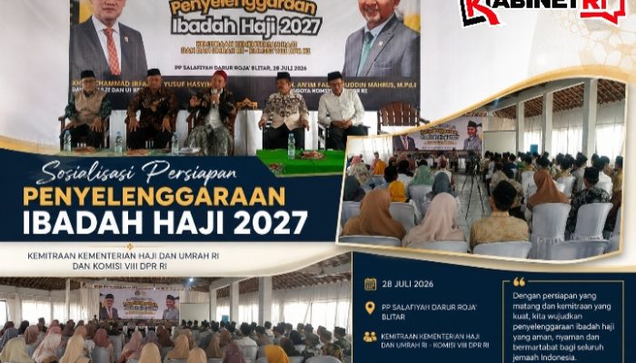 Sosialisasi Persiapan Haji 2027 di Blitar, Gus An’im Dorong Penguatan Layanan dan Sinergi Pemerintah