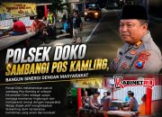 Polsek Doko Sambangi Pos Kamling, Bangun Sinergi Warga Cegah Gangguan Keamanan