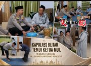 Awali Tugas, Kapolres Blitar Mohon Doa Restu Ulama untuk Menjaga Keamanan Daerah