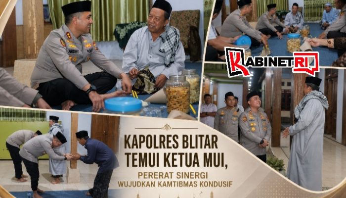 Awali Tugas, Kapolres Blitar Mohon Doa Restu Ulama untuk Menjaga Keamanan Daerah