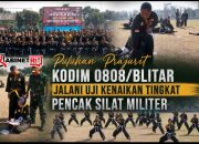 Kodim 0808/Blitar Gelar Uji Kenaikan Tingkat Pencak Silat Militer, Asah Fisik dan Mental Prajurit