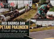 Bukan Sekadar Bersihkan Parit, Aksi Babinsa dan Petani Pakunden Perkuat Gotong Royong