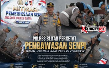 Kapolres Blitar Turun Langsung Periksa Senpi Anggota, Disiplin Jadi Perhatian