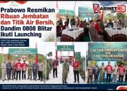 3.395 Jembatan dan 3.000 Titik Air Bersih Diresmikan, Kodim 0808 Blitar Siap Kawal Manfaatnya