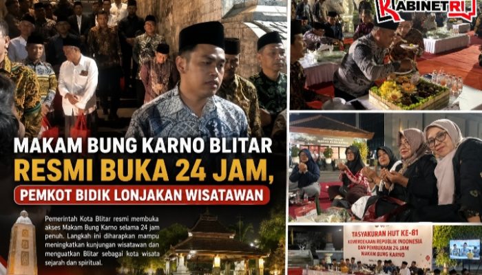 Makam Bung Karno Blitar Resmi Buka 24 Jam, Pemkot Bidik Lonjakan Wisatawan dan Peziarah