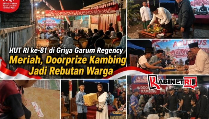 Semarak HUT RI ke-81, Warga Griya Garum Regency Gelar Jalan Sehat dan Malam Tirakatan
