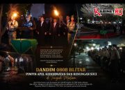 Dandim 0808 Blitar Pimpin Apel Kehormatan dan Renungan Suci di Tengah Malam