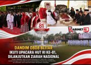 Usai Upacara HUT RI ke-81, Dandim 0808 Blitar Tegaskan Pentingnya Semangat Perjuangan Bung Karno