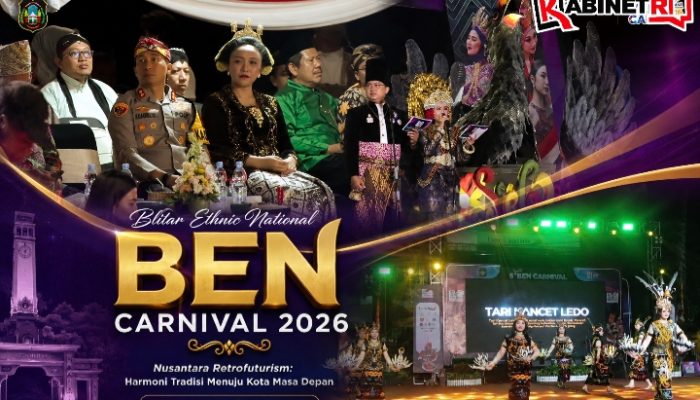 BEN Carnival Blitar ke-5 Hadir Malam Hari, Angkat Keberagaman Budaya 34 Provinsi