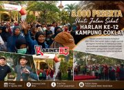 Harlah ke-12 Kampung Coklat, 5.000 Peserta Antusias Ikuti Jalan Sehat Berhadiah