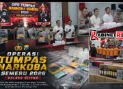 10 Kasus Narkoba Diungkap Polres Blitar, Pil Double L Mendominasi Barang Bukti