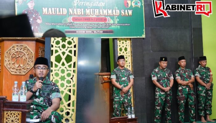 Maulid Nabi 1448 H, Kodim 0808 Blitar Ajak Prajurit Teladani Akhlak Rasulullah