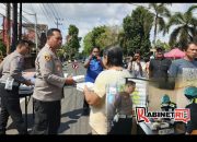 Jumat Berkah Polres Blitar Kota, Makanan Dicek Ketat Sebelum Dibagikan ke Warga