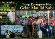 Warga Karangsono Blitar Gelar Maulid Nabi, Kades Dorong Pengajian Jadi Sarana Pembentukan Karakter