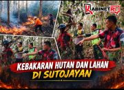 Babinsa dan Tim Gabungan Padamkan Kebakaran Lahan 2 Hektare di Kaulon-Jegu Blitar