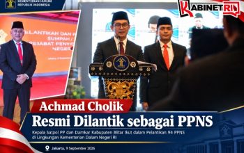 Achmad Cholik Resmi Dilantik sebagai PPNS, Perkuat Penegakan Perda di Kabupaten Blitar