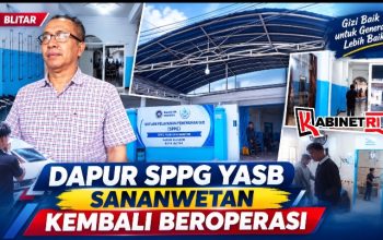 Dapur SPPG YASB Sananwetan Kembali Beroperasi, Pengelola Tegaskan Legalitas hingga 2030
