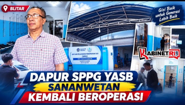 Dapur SPPG YASB Sananwetan Kembali Beroperasi, Pengelola Tegaskan Legalitas hingga 2030
