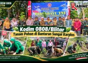 TNI Kuat Bersama Rakyat, Kodim 0808/Blitar Ajak Masyarakat Jaga Kelestarian Sungai Karplos