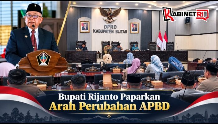 Bupati Rijanto Paparkan Arah Perubahan APBD Kabupaten Blitar 2026