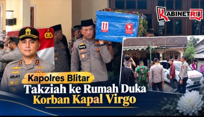 Kapolres Blitar Takziah ke Rumah Duka Korban Kapal Virgo Transport, Satu Warga Masih Dicari