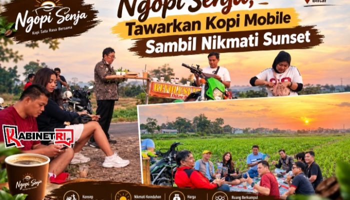 Ngopi Senja Blitar Resmi Diluncurkan, Nongkrong Murah dengan Konsep Coffee Shop Mobile